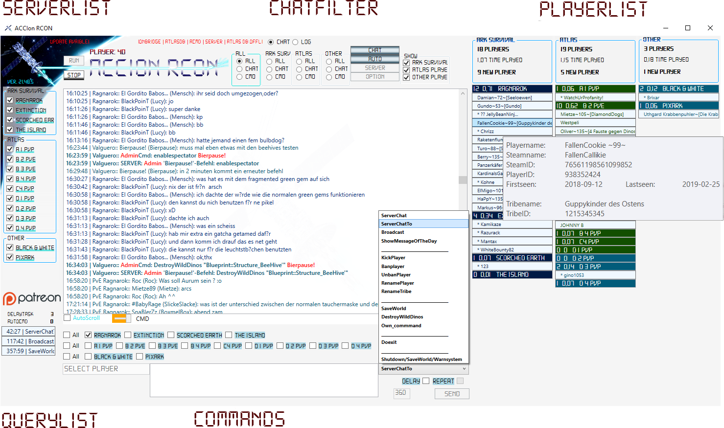 BattleMetrics Web-Based RCON Tool- Ban Sync, Detailed Logs, Admin Logging -  Server Administration - ARK - Official Community Forums